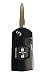Produktbild CK+ Mazda Auto-Schlüssel Hülle ABS Kunststoff Key Cover Case Etui für 3 2 6 CX-5 CX-7 MX-5 - Schwarz