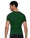 Men's Compression Shirts Short Sleeve Athletic Workout T-Shirts Sports Top Cool Dry Active Undershirt Performance Base Layer Dark Green