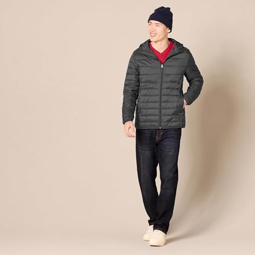 Image of Amazon Essentials Men's Lightweight Water-Resistant Packable Hooded Puffer Jacket