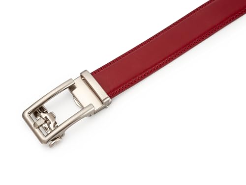 Image of Men's Belt, Ratchet Dress Casual Belt with Adjustable Automatic Buckle Trim to Fit