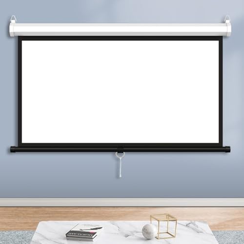 Pantalla de proyector manual retráctil 72" 4:3