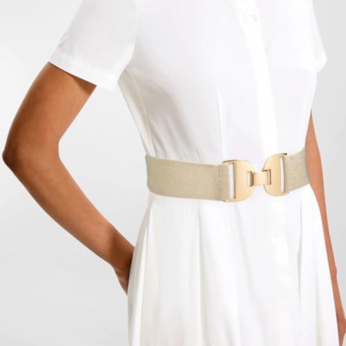Wide Stretchy Waist Belts for Women Elastic Cinch Waistband for Dresses3