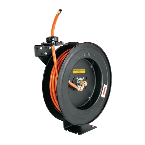 Retractable Hose Reel w/Air Hose 49'long