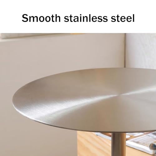 Mesa de centro de pared de acero inoxidable L-Sd para pasillos y cocinas 6