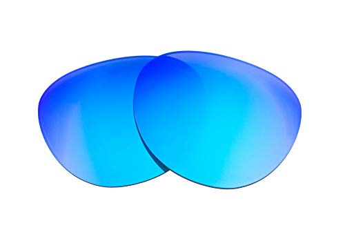 LenzFlip lenses Compatible with Rayban Erika RB4171 Sunglasses Polarized Replacement lenses - Crafted in USA (Grey Polarized with Blue Mirror)