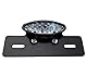 Alchemy Parts Schwarz Sehr Hell E-Geprüft Klarglas Rot LED Heck Bremsleuchte mit Nummernschild Nummernschild Halterung Motorräder Trikes
