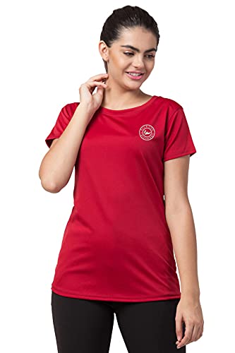 Image of BLUECON Women's Slim Fit Polyester T-Shirt