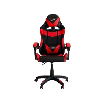 Cadeira Gamer de Escritório Preta e Vermelha Pop Racer X