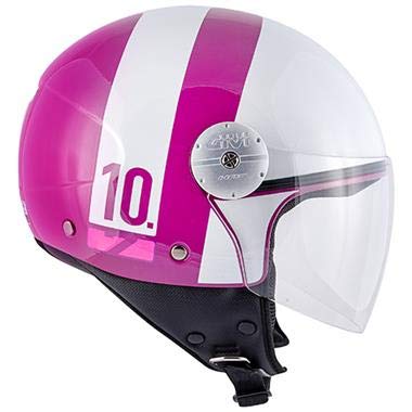 Casco d-jet givi 10.7 mini-j bianco viola fux