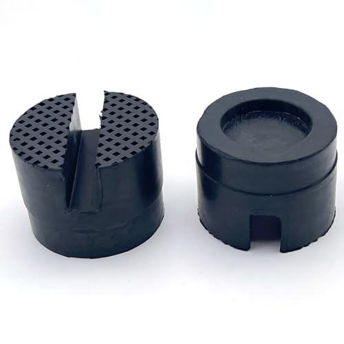 LEXOR リフト アップ ゴム ジャッキ スタンド パッド ゴム アタッチメント ラバー クッション 受けゴム スリップ 防止 ガレージ 車 整備 丸型 2個