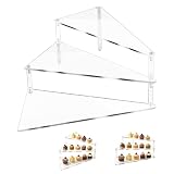 Espositore per Torte Trasparente a 3 Ripiani, Confezione da 1 Alzate di Display in Acrilic...