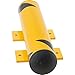 Global Industrial Floor Stop Bollard w/Removable Caps, 4-1/2