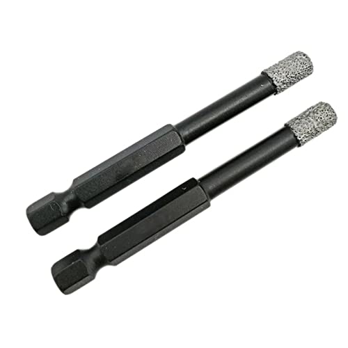 Brocas de diamante para taladro 6 mm hexagonal 2 pcs miniatura 6