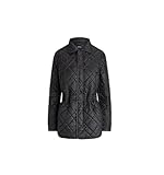 POLO RALPH LAUREN Women's Quilted Water-Repellent Jacket, Black, Size Large L