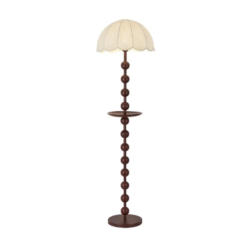 E7v2T9k6 Standard Lamp Three Colors Dimming Fabric Shade Floor Lamp Living Room Sofa Side Bedroom Ambiance Decorative Table Lamps Corner