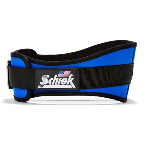 Ceinture de soutien Schiek 2006-ROY-XS en nylon royal 6 pouces pour musculation