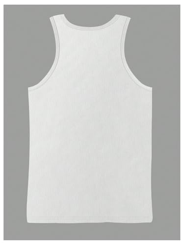 Men's Sleeveless Tank Tops Ribbed Knit Scoop Neck Tank Undershirt Workout Gym Muscle Tank T-Shirt2