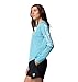 Columbia Womens PFG Tidal Tee II Long Sleeve Sun Protection Shirt, Vintage Blue/White Logo, Large