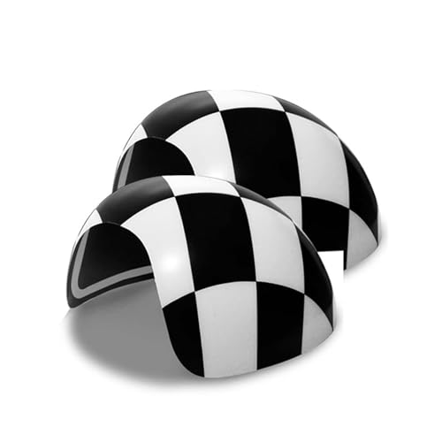 Ԃ̃obN~[nEWO For Mini for Cooper R50 R52 R53 Steering Left 2001-2006 Side Mirror Cover Plastic Cap(2)