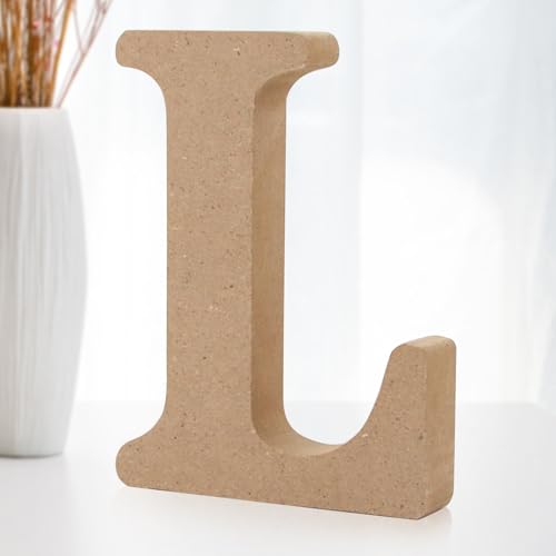 SilverChry Lettres Décoratives Bois, Lettre Bois 10cm, Lettre en Bois Decorative Scrabble, Lettres de Scrabble - Idéal pour la Décoration D'intérieur et...
