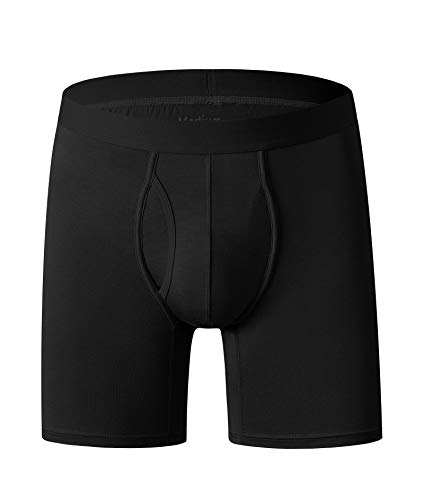 youlehe Men's Soft Bamboo Viscose Boxer Briefs with Stretch Pack