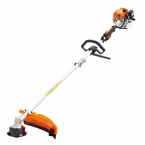 Dynamic Power 26c 2-Stroke Gas Powered Weed Eater/Edger/Whipper Snipper with 1 Cutting Path & Heavy-Duty Steel Blade – Professional Lightweight Design