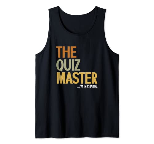 The Quiz Master I'm In Charge | Noche de trivia | Pub Quiz Camiseta sin Mangas