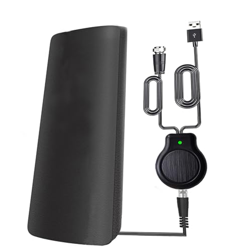 TV Antenna Indoor, 2800+ Miles Long Range 360° Reception