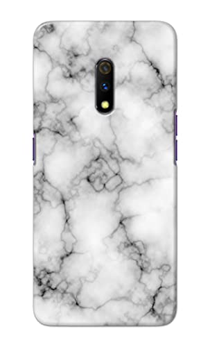 Image of Light White Marble Texture Natural Pattern Hard Back Case Cover for Realme X /Oppo K3, RMX1901 Back Cover -(J5) VNS2230