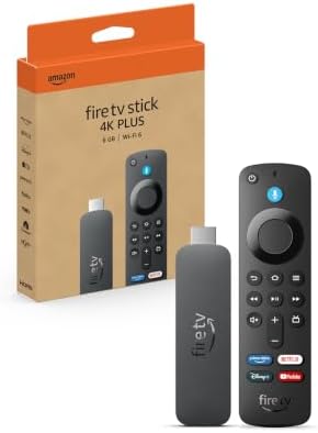 Amazon Fire TV Stick 4K Plus (newest model) with AI-powered Fire TV Search, Wi-Fi 6, stream hundreds of thousands of movies and shows, free & live TV, find shows faster with Alexa+