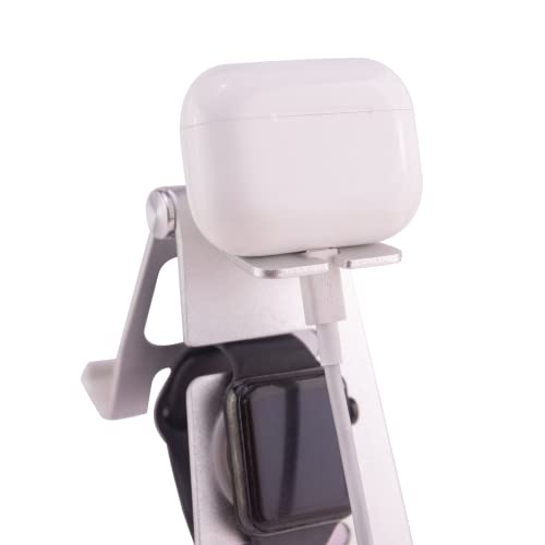 Adjustable Cell Phone Stand, Omoton C2 Aluminum Desktop Phone Dock Holder Compatible With Iphone 11 Pro, Se, Xr, 8 Plus 7 6, Samsung Galaxy, Google Pixel And More, Silver #TOP3