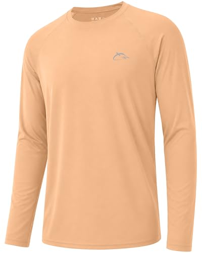Image of FISHEAL Mens Long Sleeve Fishing Camo Shirts, UPF 50+ Sun Swim Rash Guard