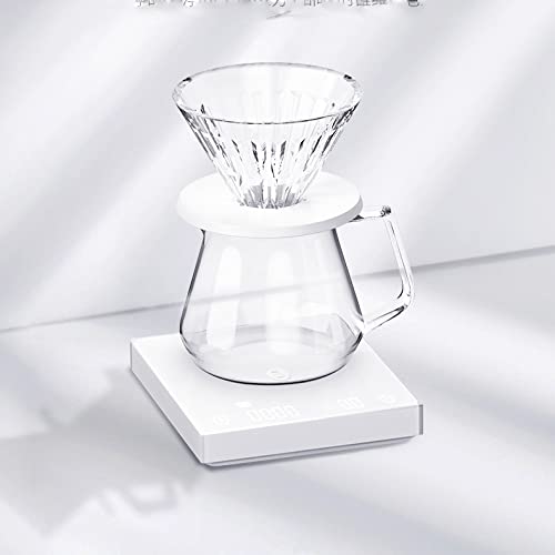 FCYIXIA 1 Satz Edelstahl Burr Kaffeeschleifungsset Gießen Übergießen Kaffee High Design Manuelle Kaffee Mühle – Bild 5