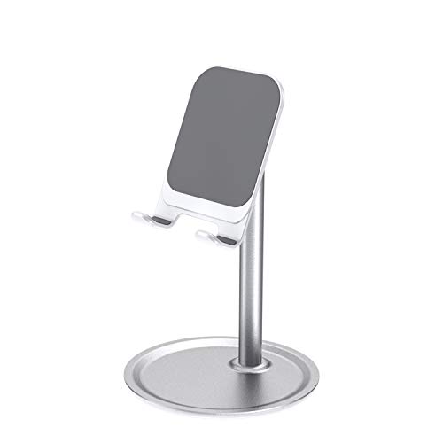 Angle Height Adjustable Tablet Stand Cell Phone Stand Compatible with All Mobile Phones,iPhone,Samsung,Pixel,iPad,Tablet(4-10in) Phone Stand, Cradle, Dock, Holder