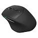 Rapoo 95000M Tastatur Maus Set Kabellos - Bluetooth & 2.4G USB Wireless, Multi Device bis 4 Geräte, Aluminium Gehäuse flach, QWERTZ Layout Deutsch, schwarz