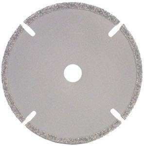 National Diamond SB4S Slotted Diamond Plated Saw Blade 4" x 3/4", 40 Grit