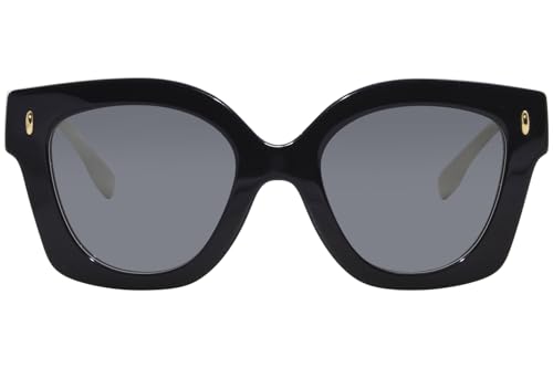 Tory Burch TY 7201U 198887 Black/Ivory Plastic Irregular Sunglasses Grey Lens2