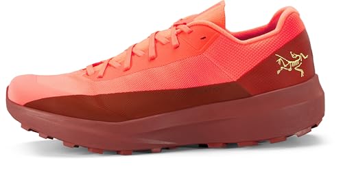 Arc'teryx Norvan LD 4 Shoe Men's | Adaptable Long-Distance Mountain Running Shoe | Sour Cherry/Sequoia, 10