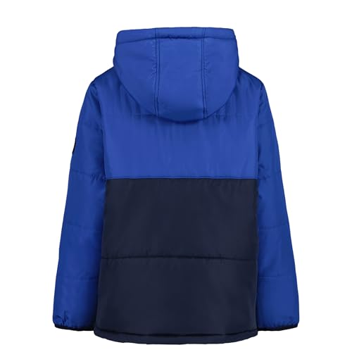 Image of Nautica Boys' Heavyweight Hooded Bubble Jacket With Polar Fleece Lining