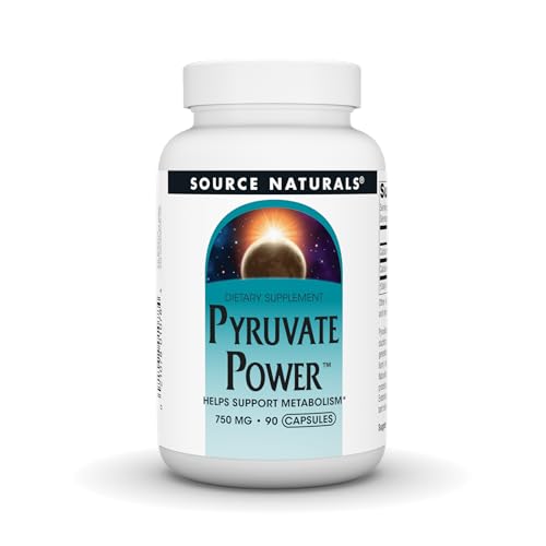 Source Naturals Pyruvate Power 750mg - 90 Capsules