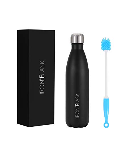 IRON °FLASK Retro Water Bottle - 25 Oz, Vacuum Insulated Stainless Steel, Hot