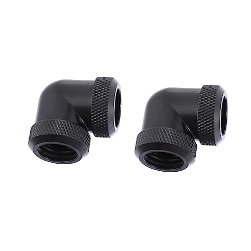 Angoily Water Supply Line Adapter 90 Degree Rotating Extender Pc Water Cooling Bracket Brass Material