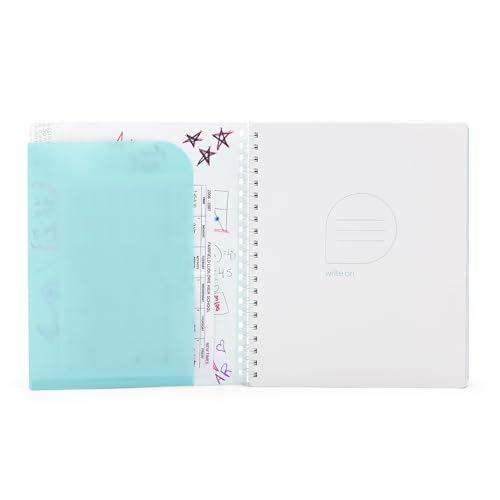 Carnet à spirale 3 sujets turquoise pour ne plus perdre vos notes