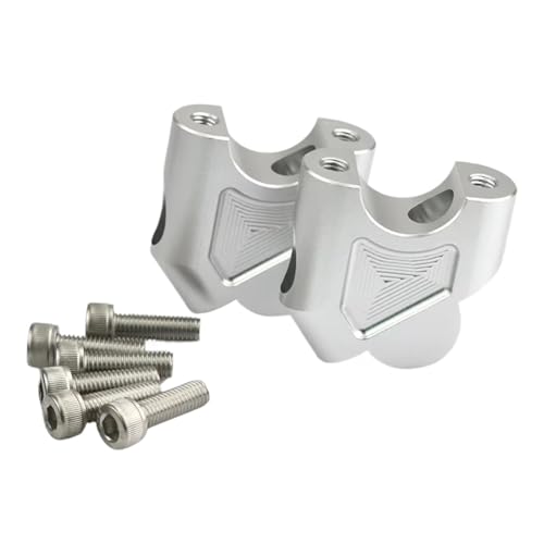 Support pince guidon rehausseur PCX 160 accessoire de guidon argent