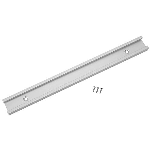 T-Track Slot Mitre Aleación de aluminio T-Slot Mitre Track Jig Losa de deslizamiento Fijación de losa de deslizamiento no porosa Herramienta para trabajar la madera(300mm)