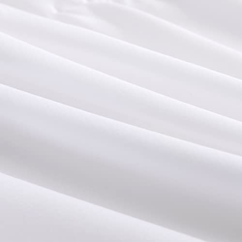Image of Bed Skirt Queen Size 16 Inch Drop Ruffled Bed Skirt with Split Corners