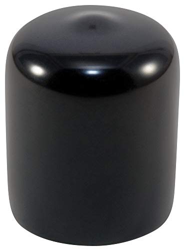 Bouchons ronds en plastique noir Caplugs 2,1 cm pour masquer et protéger - 3