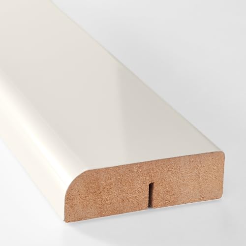 Bande décorative arrondie FÖRBÄTTRA blanc cassé 221 cm moulure de finition - 3