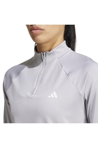 Adidas Train Essentials cover up mujer negro con cremallera 1/4 para entrenamiento 5