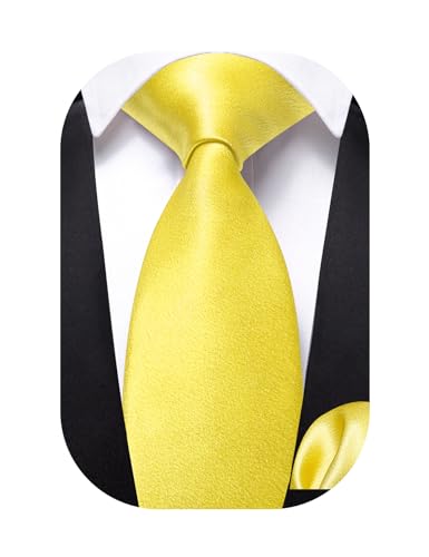 Image of Barry.Wang Boys Ties Pre-Tied Satin Solid Color Kids Tie Pocket Square Set Adjustable Formal Necktie Graduation School